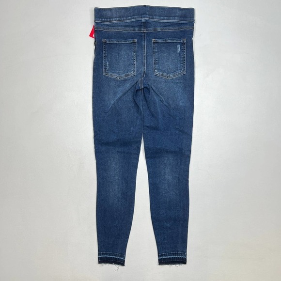 Spanx Distressed Ankle Skinny Jeans NWT Medium Wash Size Small - Picture 5 of 12